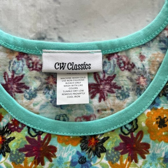 CW Classics Women's Essential Floral Tank Top - Picture 3 of 5